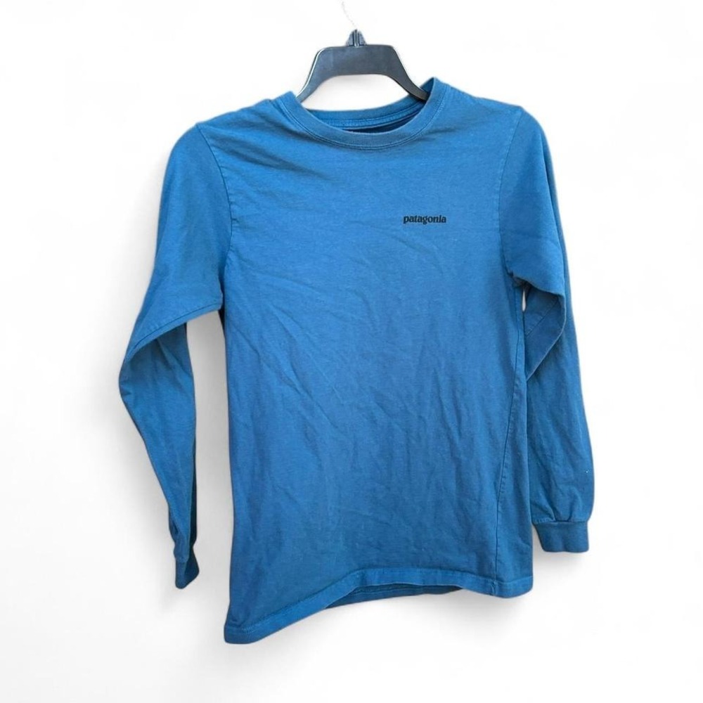 Patagonia‎ long sleeve blue shirt